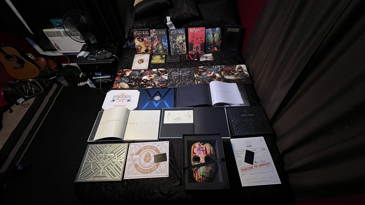 Isaac89tx's tweet photo. I've been a big @Coheed fan for quite some time now. Could you tell? Coheed & chill anyone? #coheed #coheedandcambria #vaxis #theafterman #TCBTS #thecolorbeforethesun #sstb #iksse3 #goodapollo1 #nwft #goodapollo https://t.co/TCK7eNCFa6