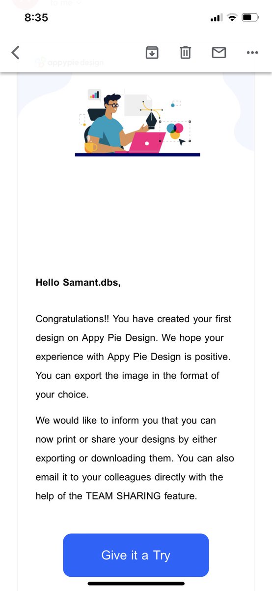 samantbansal's tweet photo. @AppyPieInc Here is my entry dear @AbhinavGirdhar sir & the team of @AppyPieInc
#AppyPieDesign
I found it so impressive that now I have made up my mind to stop using other apps to edit the pics or customise them !!
Hence registered ๐ปโค๏ธ https://t.co/8Y0e3s0aph