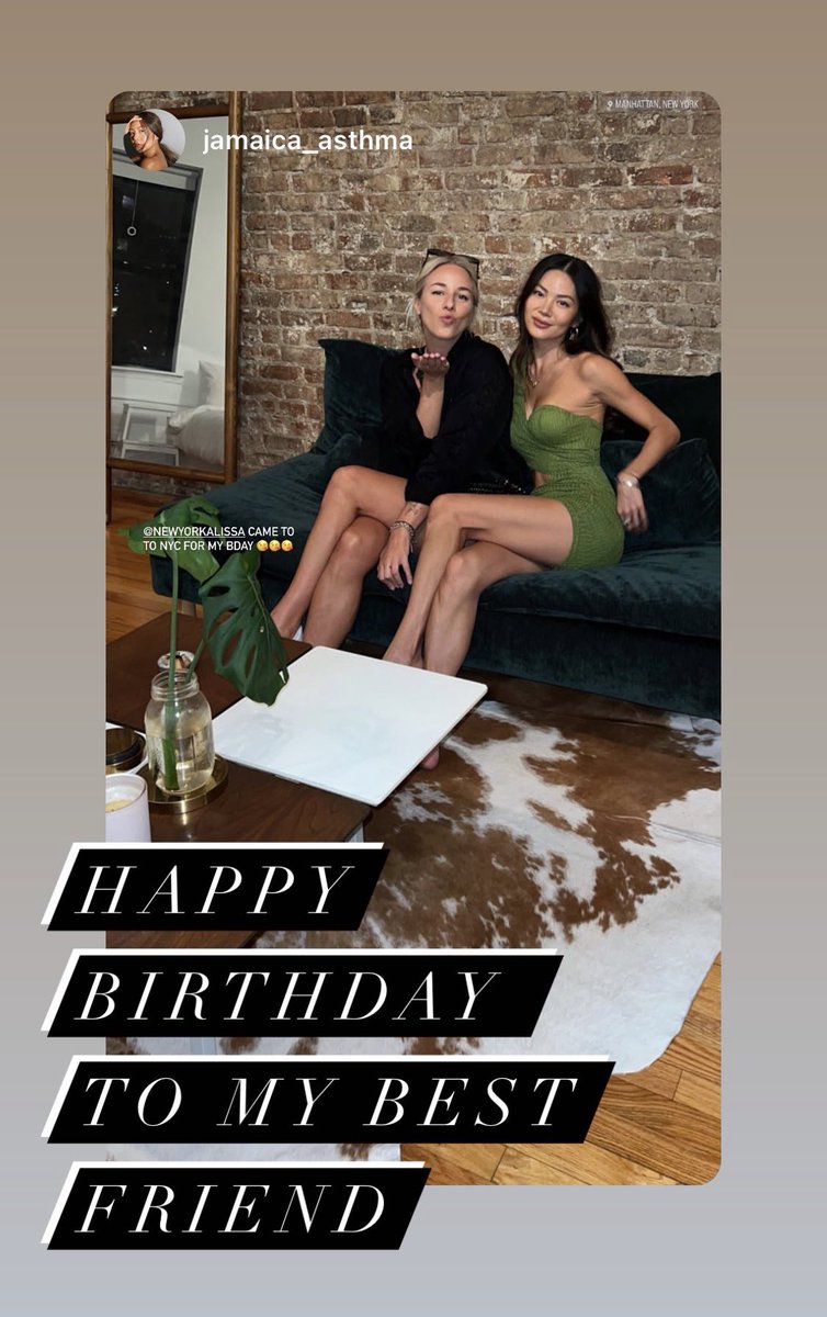 The first time the two Co-founders of #realfacenft <a href="/alanatsui/">Alana Tsui</a> and @AlissaAlekseeva are together since January, for Alana’s birthday in NYC  🥳💖 
We have been best friends for 23 years!!