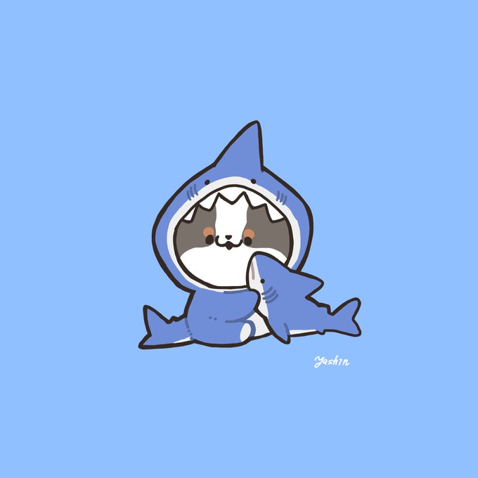 「猫口 鮫」のTwitter画像/イラスト(人気順)