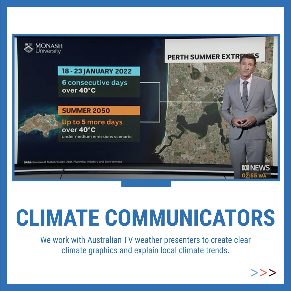 monashclicomm's tweet photo. ๐ฆ๏ธโ๐บ Keep an eye out for our Climate Communicators program ๐
#climatecommunicators #weather #news #climatechange https://t.co/7bD87B6HzA