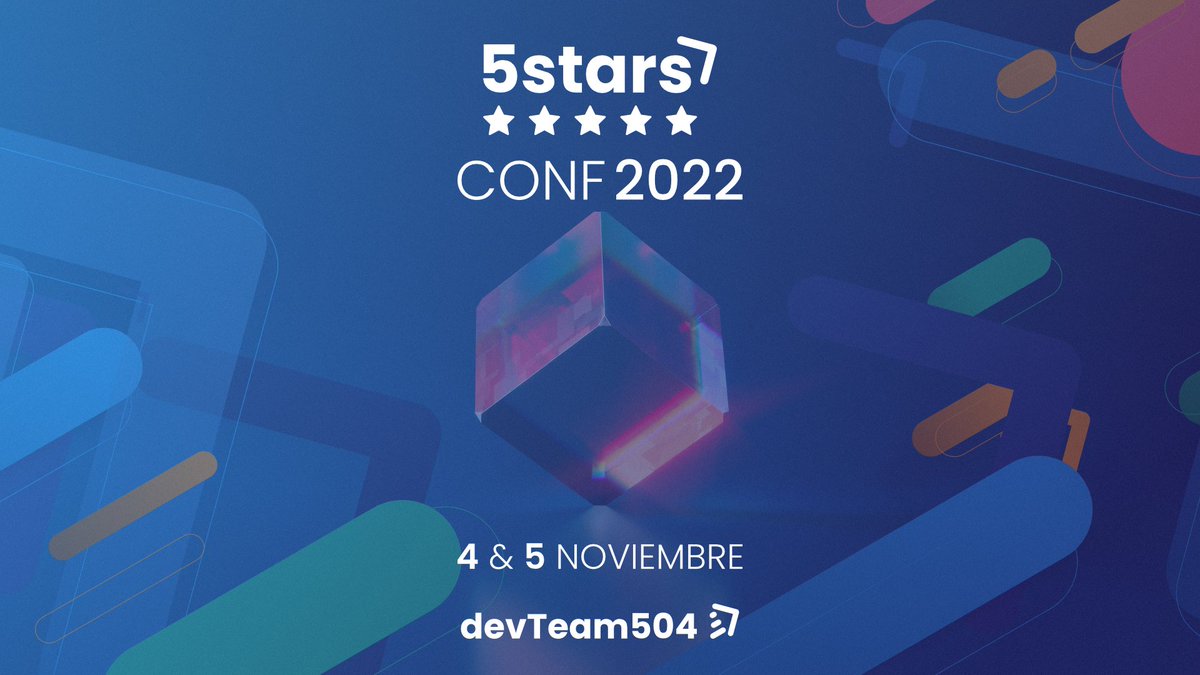 DevTeam504's tweet photo. Hola comunidad!
Estamos muy emocionados de anunciarles que tendremos nuestra conferencia #5StarsConf2022!! 🎉🎉
Anota en tu agenda este 4 y 5 de noviembre y se parte de este emocionante evento de forma presencial en la ciudad de San Pedro Sula 🇭🇳 https://t.co/PHLyuvtSxp