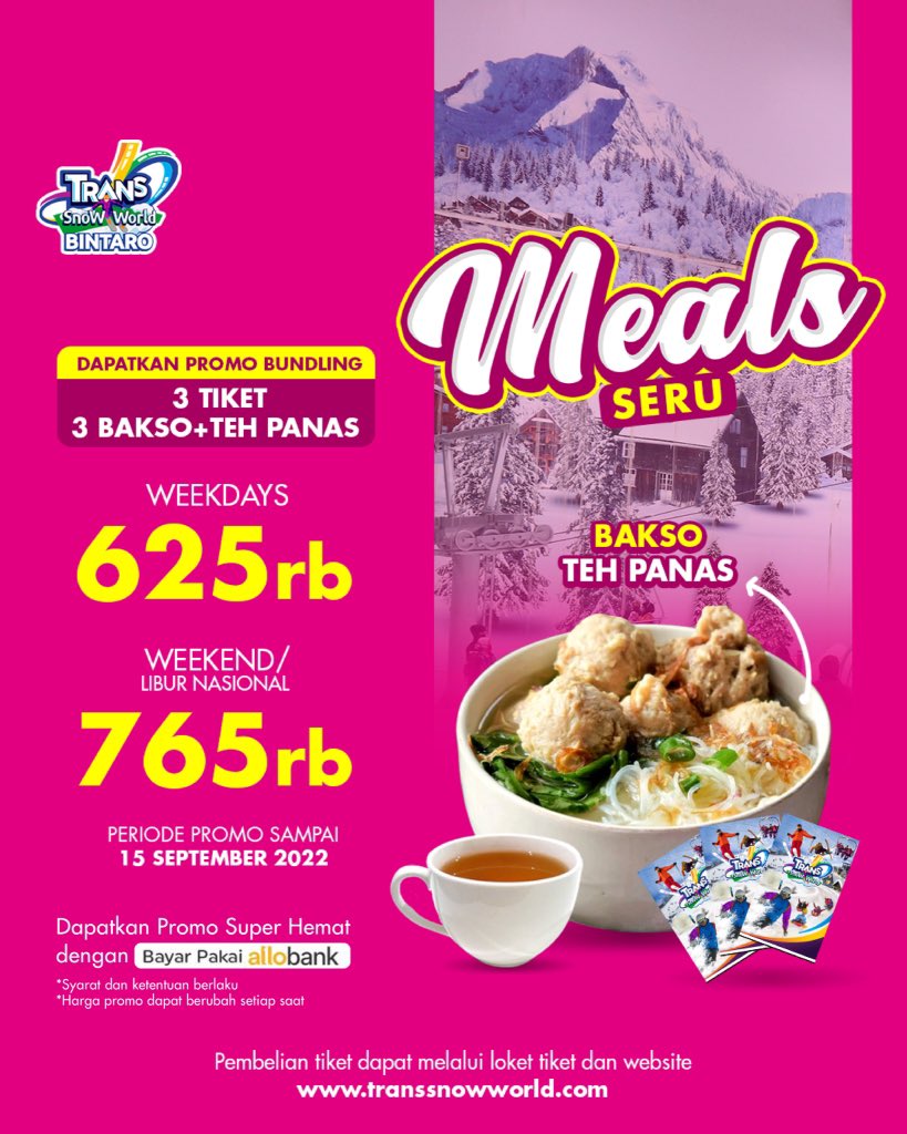 transsnowworld's tweet photo. Gimana nih, Ron 90 dipermasalahkan juga hahaha yaudahlah ngadem di Trans Snow World Bintaro ajaa, naik kereta turun di Stasiun Jurangmangu π - Mimin Bintaro βοΈ #TEBestieliburanmu #TransSnowWorldBintaro #TransSnowWorld https://t.co/5HmwX2OHNF