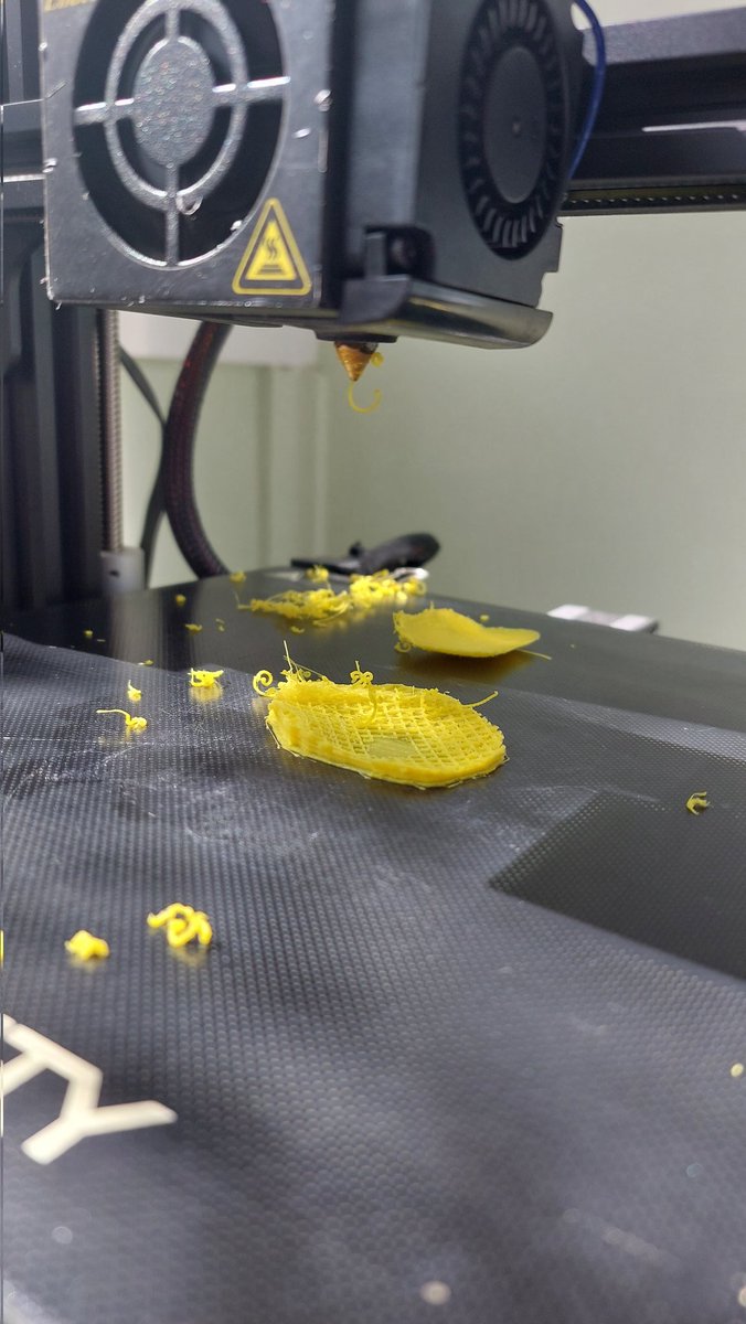 NiinaIn3D's tweet photo. Some days you win, some days...🤷🏼 #phdlife #3Dprinting #pathofdestruction #messy https://t.co/rVQiOzT4cz