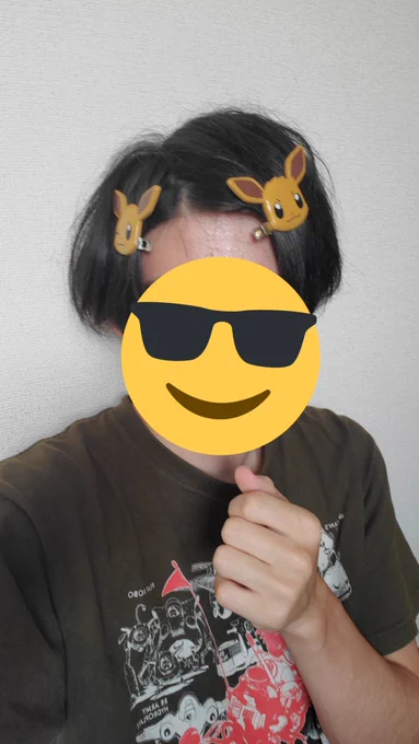 この状態で玄関出ちゃった 