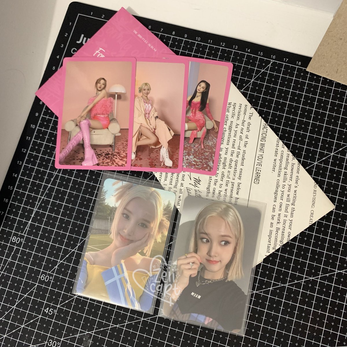 mmindays's tweet photo. ˗ˏˋ #lovemailz ˎˊ˗
from: @sooblvcart
⤷#soobproofs
› hii! j cheerleader and pinch finally arrived safe! thank you so much for packing it securely and also for the official twice pob pcs. was very shocked upon seeing them >< love the packaging too! ♡ https://t.co/gLW3jPHYgT