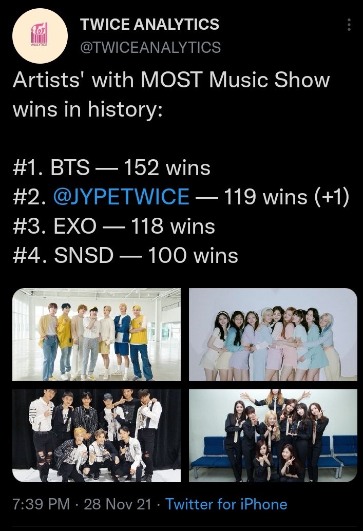 sweetmomoring's tweet photo. did y'all know that if twice didn't win in any music show it will be their first korean cb without wins. PLEASE IM BEGGING ALL OF YOU, STREAM AND VOTE !! https://t.co/62cXFtIRRt
