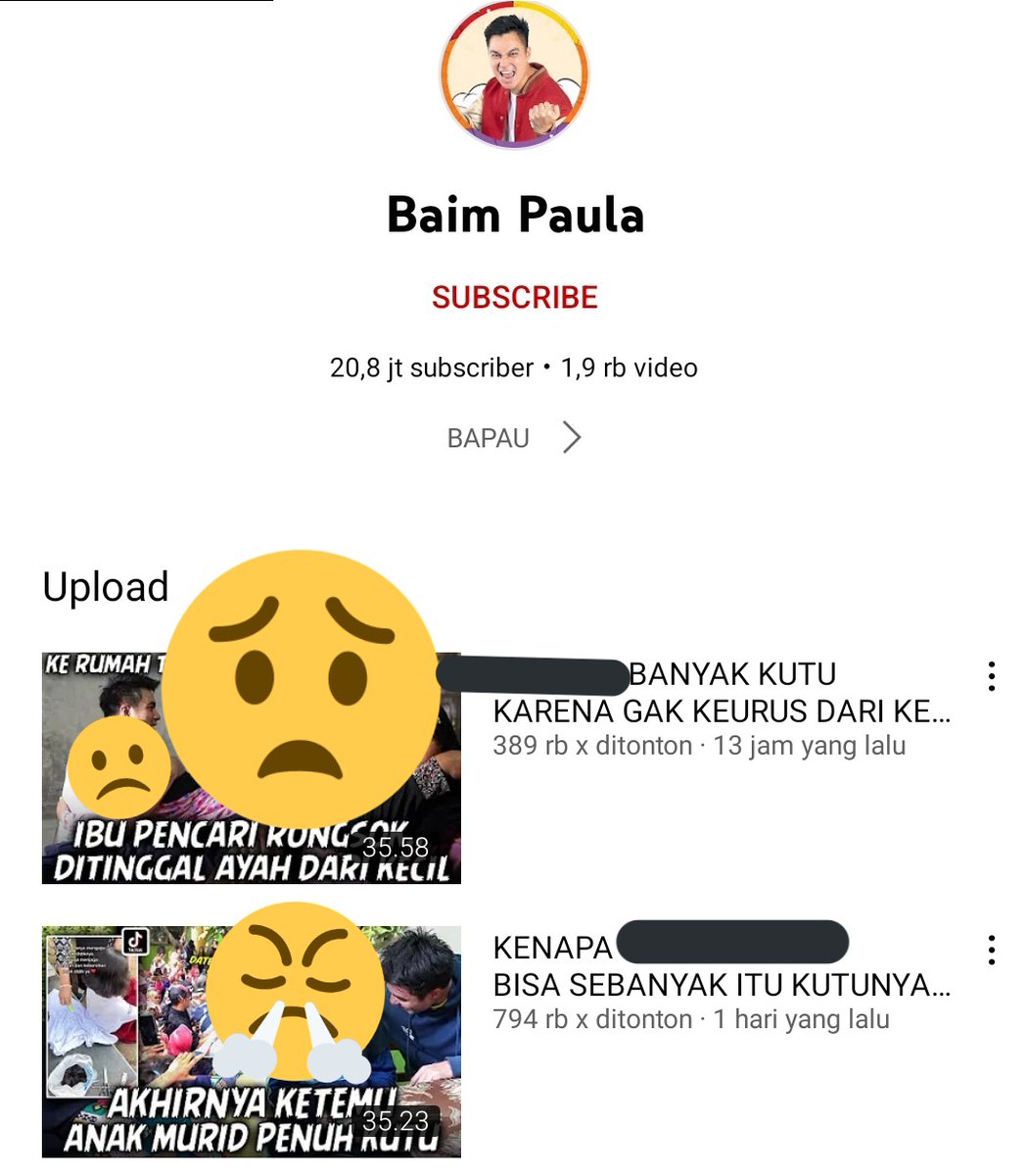 mazzini_gsp's tweet photo. Apa tenang ya hidup kayak Baim Wong ini? Makan dari jual musibah dan kesedihan orang lain? Udah bener Ibu Guru, saat itu muka murid gak ditampakin, nama gak disebut.
Lah sama Baim dikontenin, muka si anak ditongolin, namanya disebut. Akhirnya yg kepo soal itu bocah pada nontonin https://t.co/svGAUzRJCG
