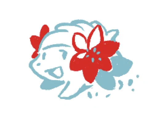 シェイミ…赤が映えますね 