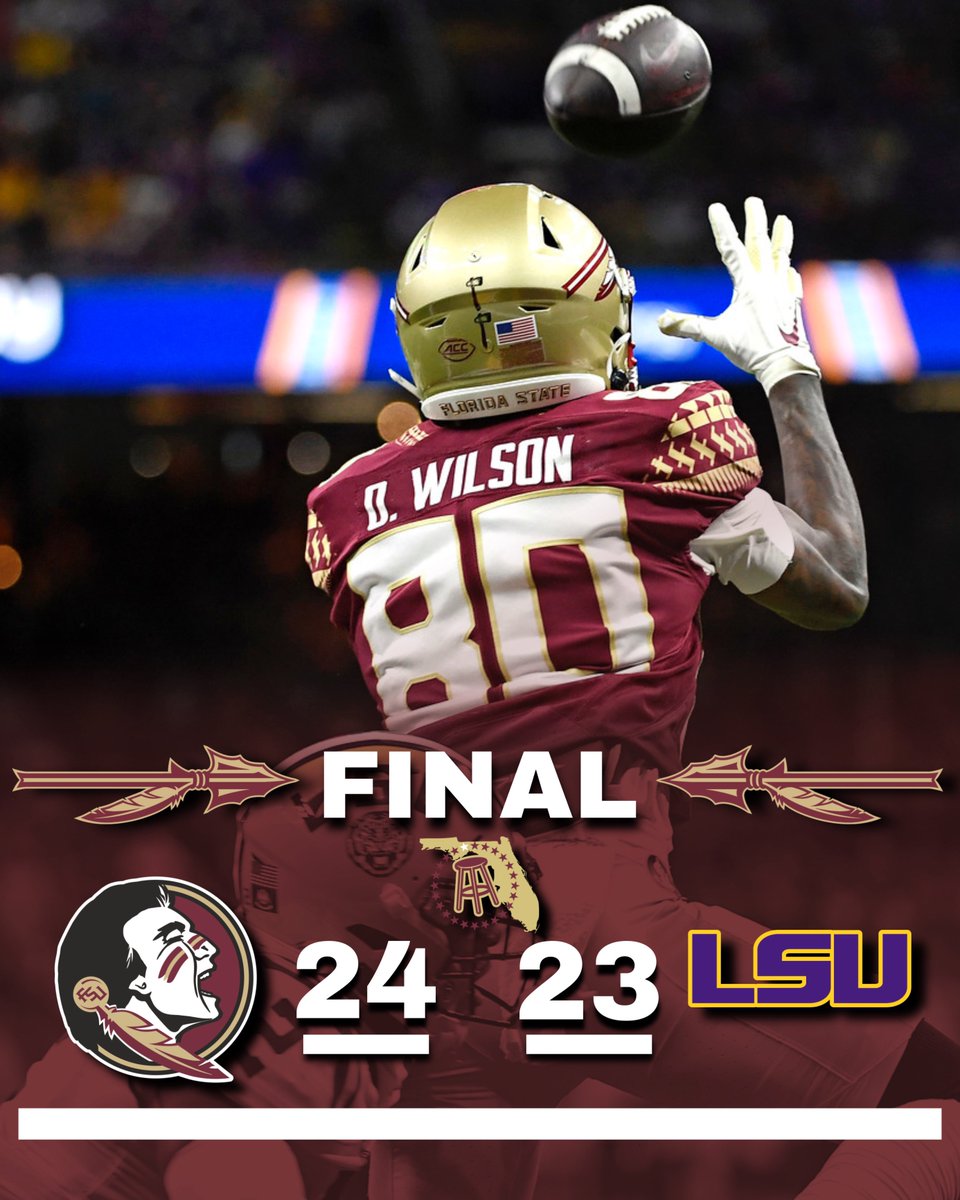 FSU_Barstool's tweet image. 2-0