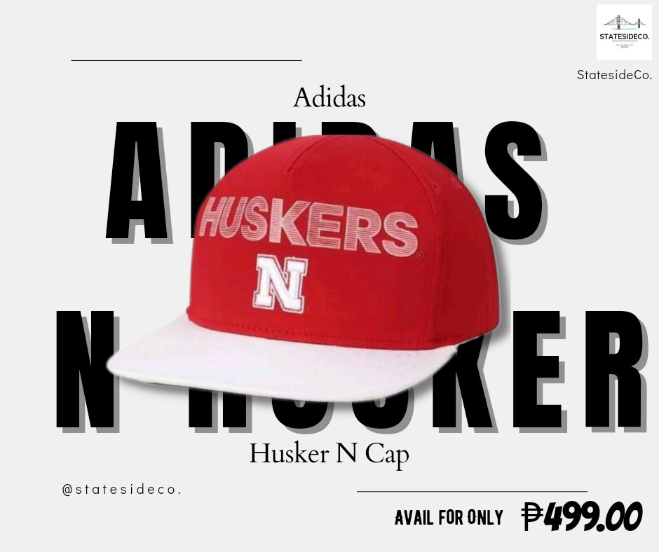 statesidecoph's tweet photo. Adidas Huskers N Cap  

For Only  ₱499.00

Shop Now 🛒 https://t.co/rjLN2MTusM