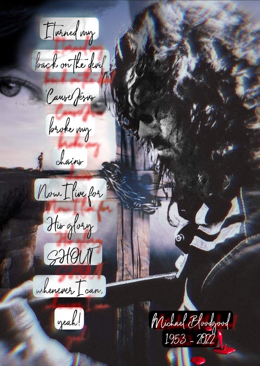 "I turned my back on the devil
'Cause Jesus broke my chains
Now I live for His glory
Shout whenever I can, yeah!"
Soldier of Peace - Lyrics by #MichaelBloodgood ✝️🙏❤️‍🩹