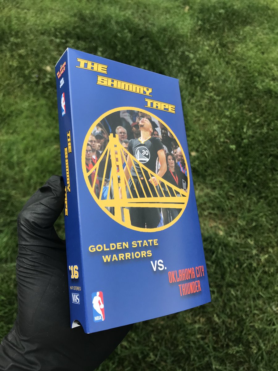 vhsplayertapes's tweet photo. If you liked this thread, Please RT and check out our customized designed Steph Curry VHS Tape "The Shimmy Tape" https://t.co/62NMruGIcZ https://t.co/f85x5wOuve