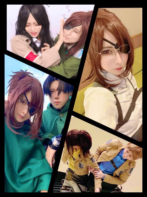 コスプレハンジさん誕生日おめでとうございます!!分隊長時代は可愛いしファイナルの団長時代はかっこいいしどっちのハンジさんも良き #ハンジ・ゾエ生誕祭2022 #ハンジ・ゾエ誕生祭2022 #AoTcosplay 