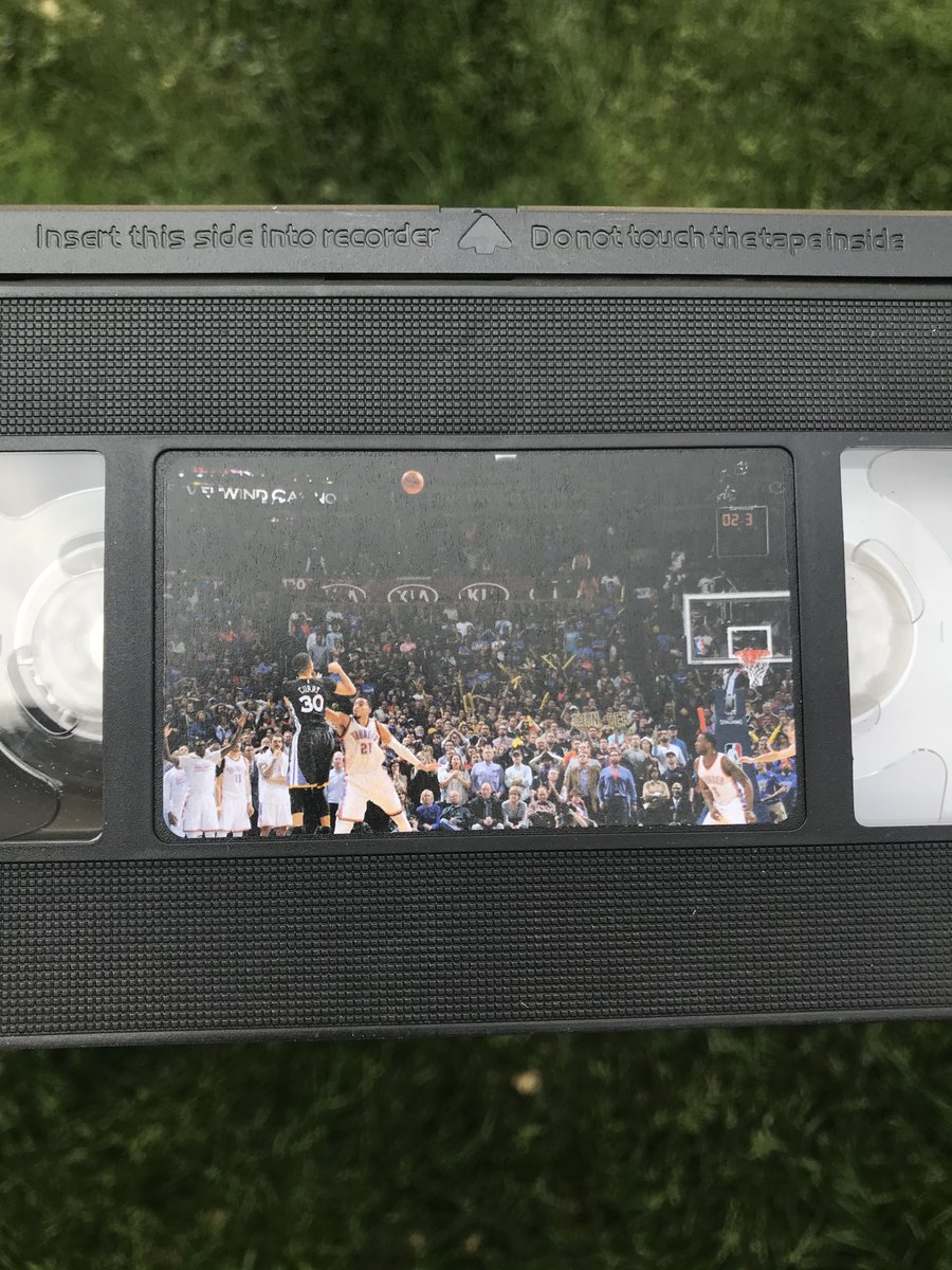 vhsplayertapes's tweet photo. If you liked this thread, Please RT and check out our customized designed Steph Curry VHS Tape "The Shimmy Tape" https://t.co/62NMruGIcZ https://t.co/f85x5wOuve