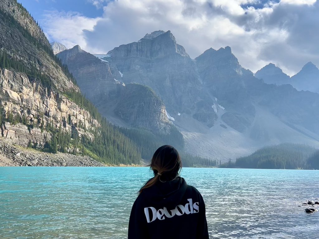 skaternerder's tweet photo. Never thought I’d ever go camping with a laptop and ledger but here I am at Banff National Park, representing @DeGodsNFT and ready to mint @y00tsNFT ! LFG! https://t.co/z1b8OYP9jq