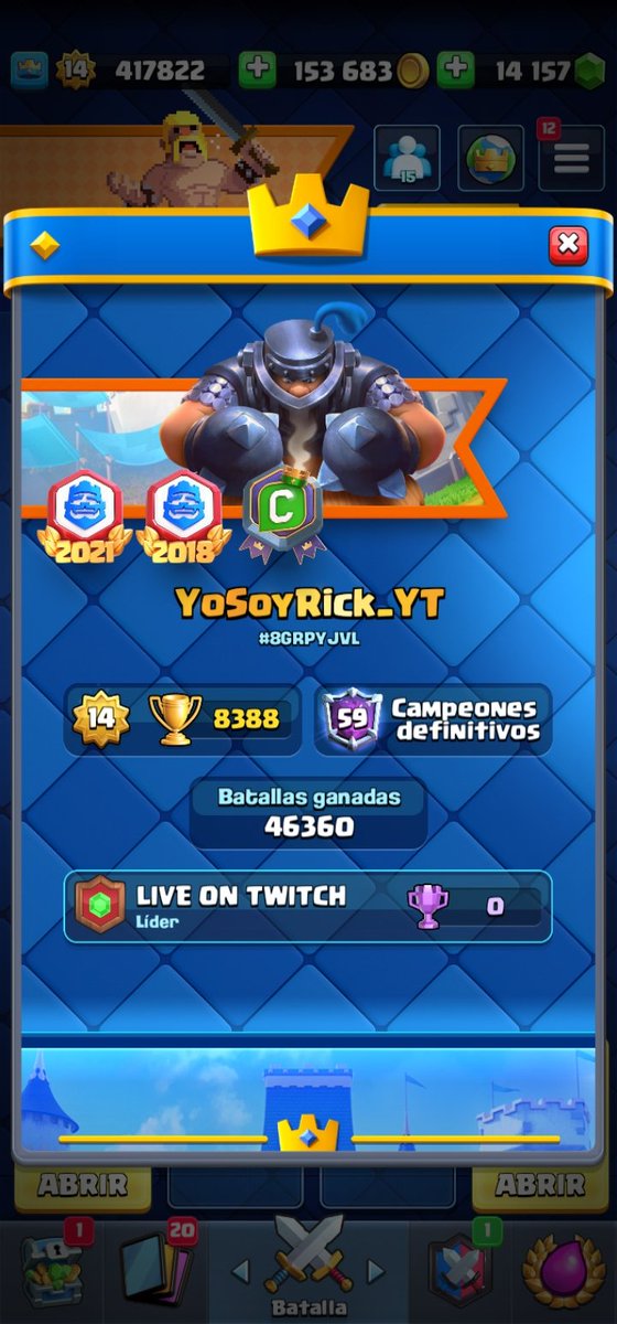 Código: YoSoyRick 💪 tweet media