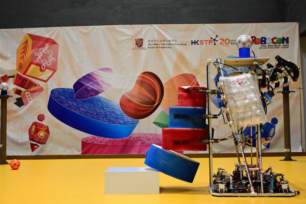 CUHKofficial's tweet photo. Congratulations! #CUHKRoboticsTeam from #CUHKEngineering triumphs at #ABURobocon in second victory for #HongKong! The event was was held online on 21 August. It is a testament to #CUHK’s top-level robotics and innovation education. Details: https://t.co/LUveQXacnj https://t.co/c03UM7wFgc