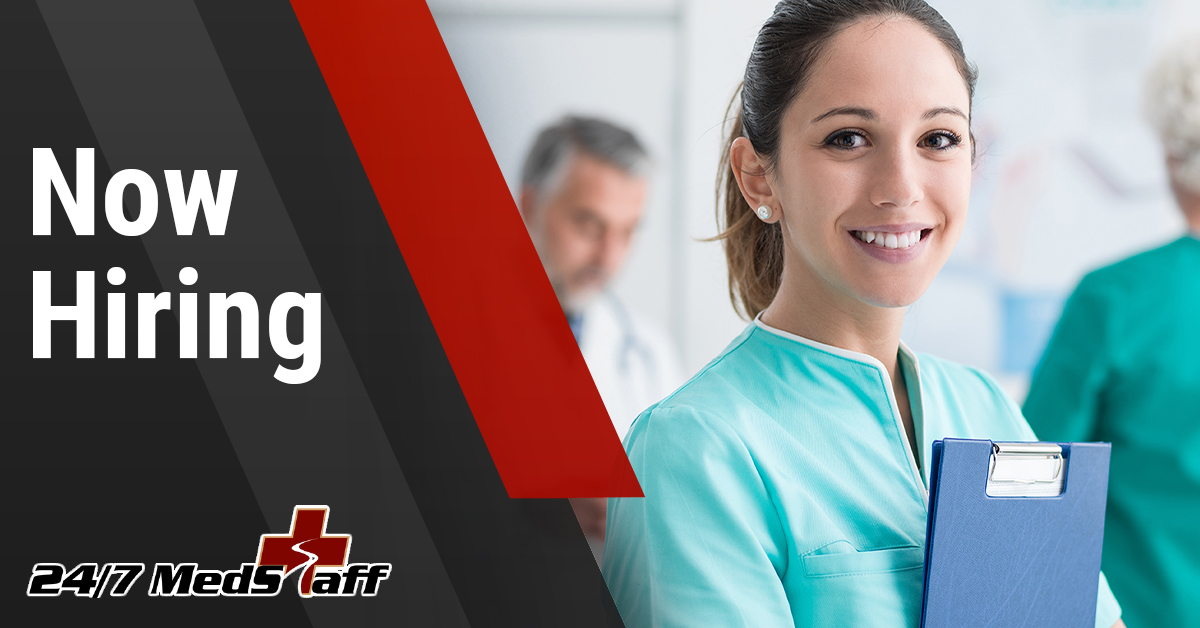 247medstaff's tweet photo. #ReadyToWork? 

We offer opportunities for #TravelNurses, Per Diem Jobs, &amp; everything in between! Search our job board below 

https://t.co/zs18FQyPvz https://t.co/KSyuwvK5GJ