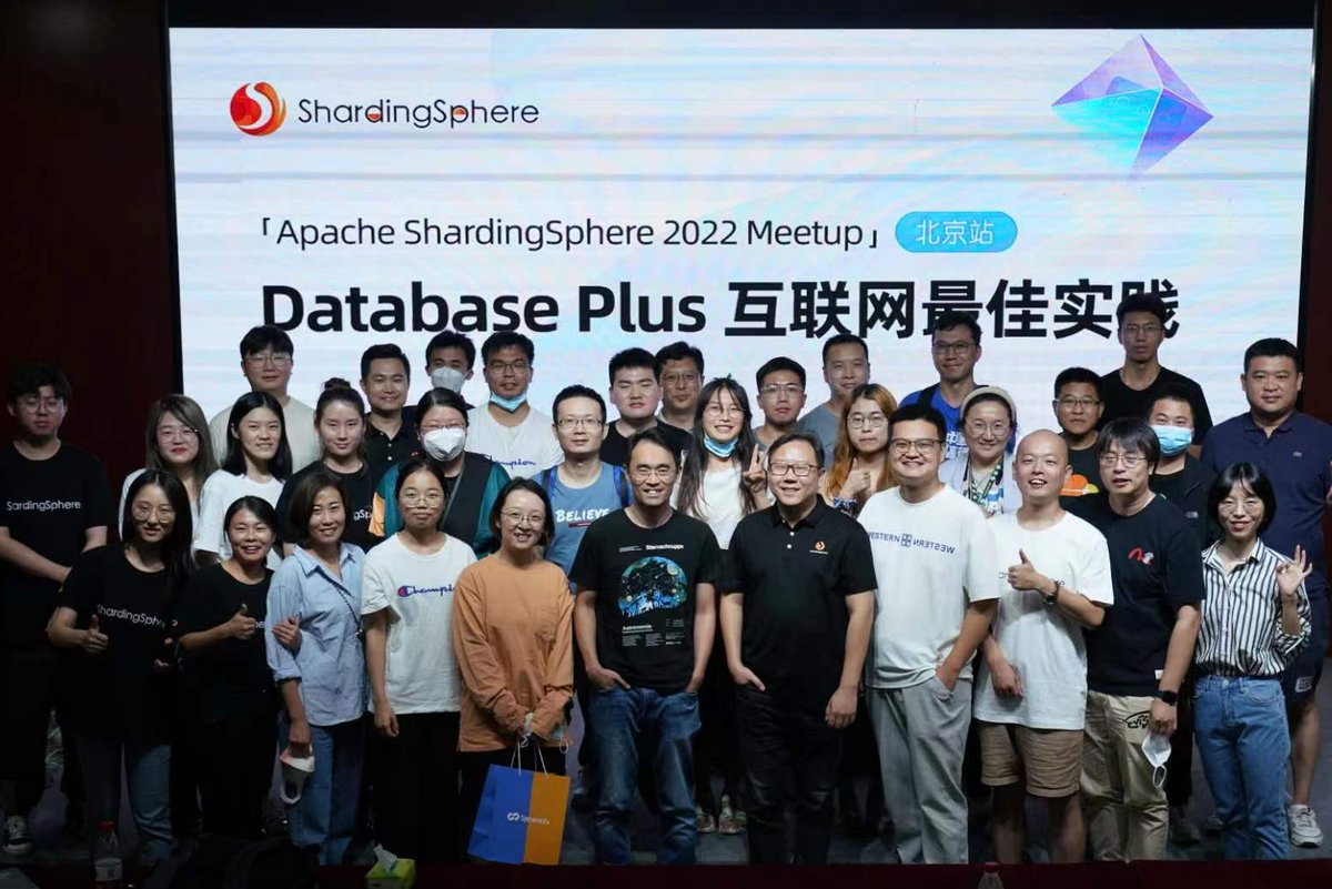 ShardingSphere's tweet photo. It's a wrap! It was great to gather with fellow #ShardingSphere contributors & #opensource enthusiasts in person 🙌 Stay tuned for more meetups, online or near you, soon! https://t.co/Qi9K0yUaOC