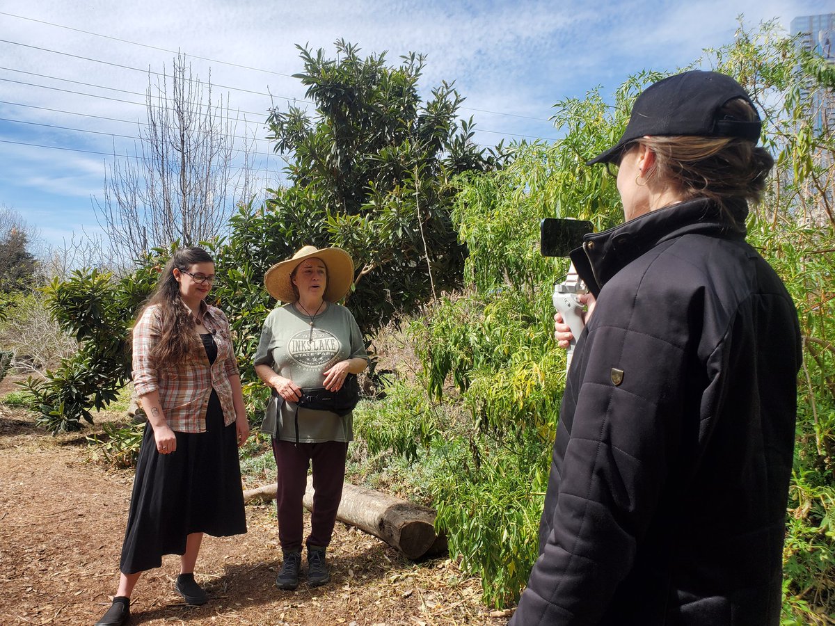 FruitfulCommons's tweet photo. Throw back to when members of Fruitful Commons and Festival Beach Food Forest interviewed with @NCAT_ORG &amp; @USDAgov. We talked about creation of the food forest &amp; how Fruitful Commons supports the finances and administration of the mostly volunteer-led effort in Austin, TX. https://t.co/E2VgjVSxvs