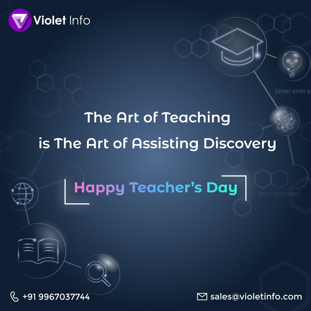 Happy Teacher’s Day

Teachers have an impact far beyond the classroom &amp; lasts a lifetime. We truly believe technology is a useful tool. And, our teachers play a key role in bringing students together and inspiring them to accomplish their best.
#HappyTeachersDay2022