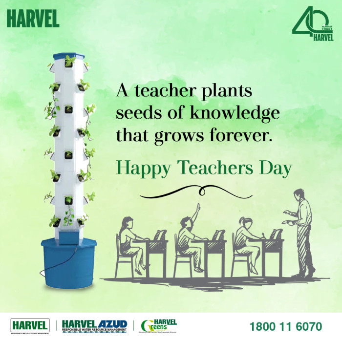 harvelgroup's tweet photo. Teachers are the spark, the inspiration, a true guide to a student's life.
Harvel family wishes all teachers a very Happy Teachers Day!
#Harvel #HarvelOfficial #HarvelAzud #teachers #teachersday #teachersday2022 #knowledgeispower #seedofknowledge #learning https://t.co/pYBxgnhKf2