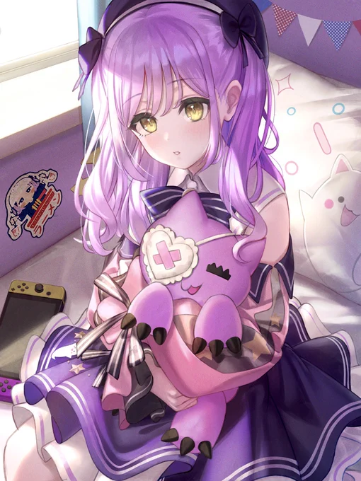 最高にかわいい新衣装るなちゃん#紫宮るな新衣装 #るなぱれっと 