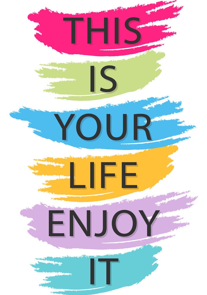 This is your life. Enjoy it. #SundayThoughts #SundayMotivation #ThinkBIGSundayWithMarsha #WeekendWisdom #EnjoyLife #ItsYourLife #GoalAchieversCommunity