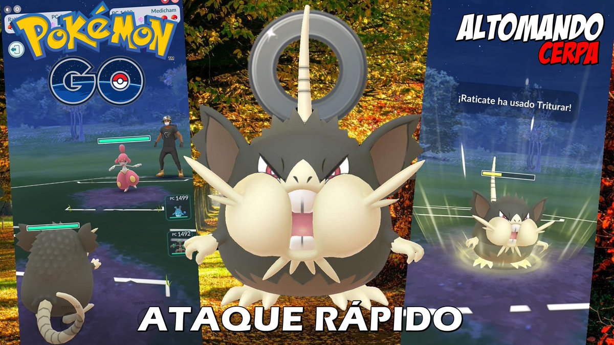 Raticate Alola funciona bastante bien con el Ataque Rápido mejorado en Liga Super: youtu.be/ZP8RMP78ahE

#PokemonGO #GOBattleLeague