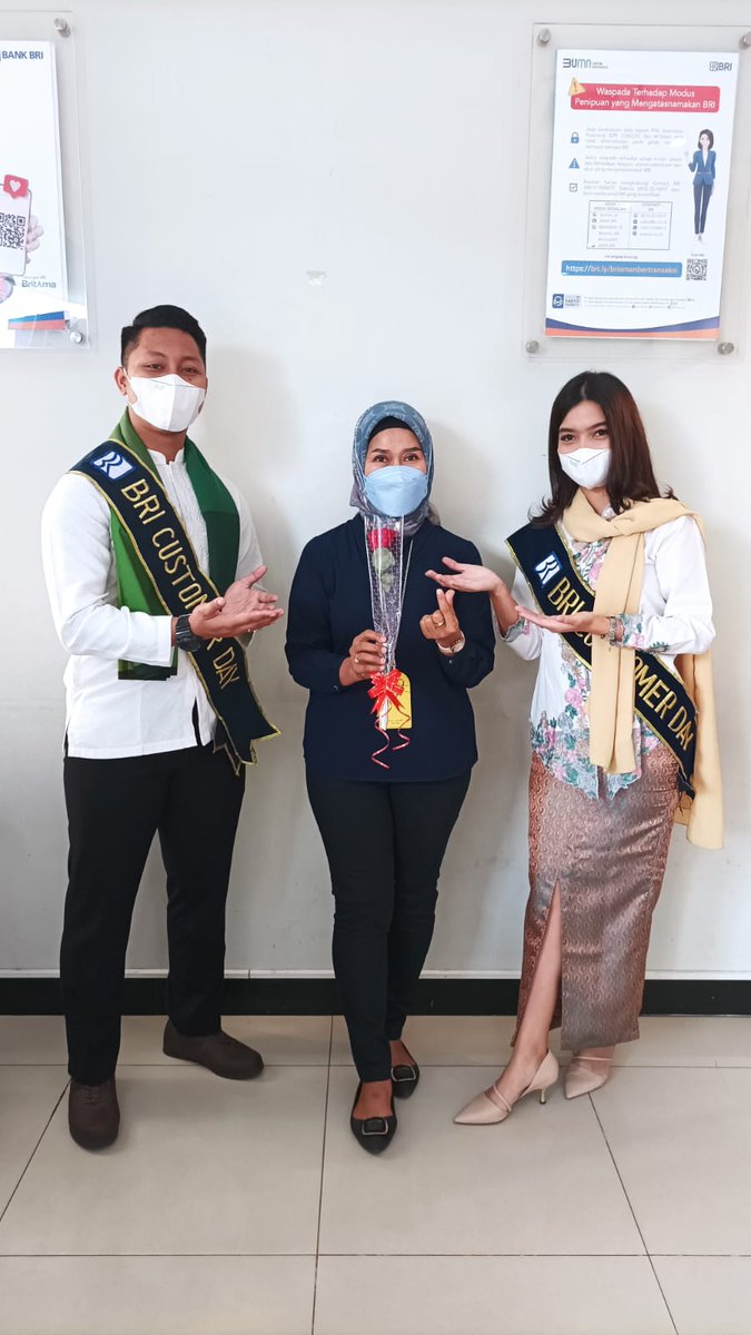 EEvolutie's tweet photo. Terimakasih Bank BRI 
Selamat Hari Pelanggan 🥰 https://t.co/ELziquHYLX