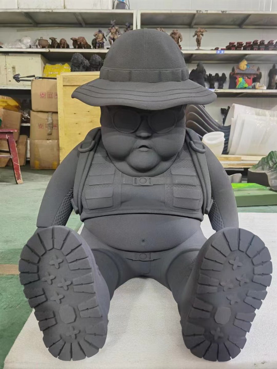 FloreZwx's tweet photo. Middle size statue printed with ExOne sand 3D printer. This tech is designed for making master patterns for the foundry industry. And now it can also be used to make statues, especially the large-size ones.
#custom #sand #3dprint #casting #statue #prototype #exone #3dprinter https://t.co/89yIadcXjp