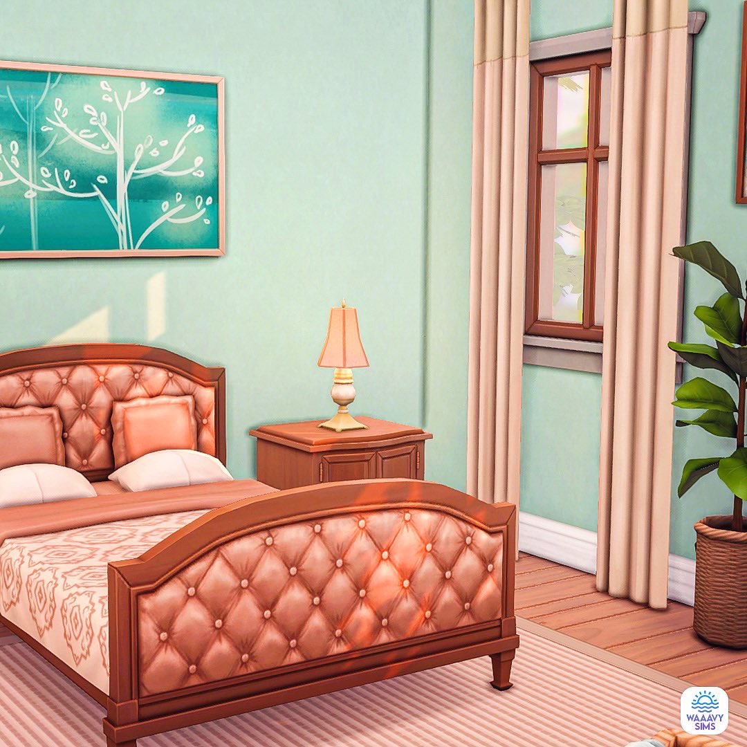 waaavysims's tweet photo. Daytime shot + interiors of my Britechester family home🤗🎓 #TS4 #ShowUsYourBuilds #ArtToBuild🎨 https://t.co/REGEw38Jkw