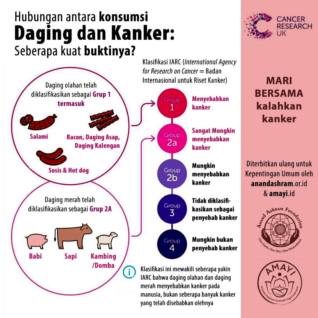 AnandAshram's tweet photo. #AnandAshram #Amayi #AmayiIndonesia #AnandKrishna #Vegetarian #VegetarianIndonesia #Daging #MakanDaging #Kanker #PenyakitKanker #RisetKanker #Infografis #ObatKanker #KomunitasKanker #TerapiKanker #KankerDarah #Leukimia #KankerHati #KankerPayudara #Kemoterapi https://t.co/7vmRvosfsH