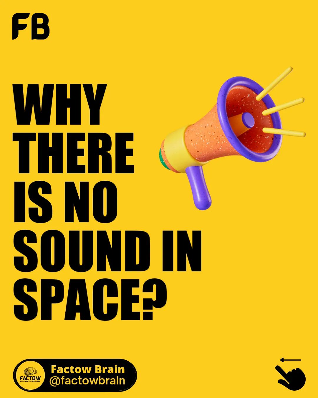 Factow brain on twitter why there is no sound in space https t co
