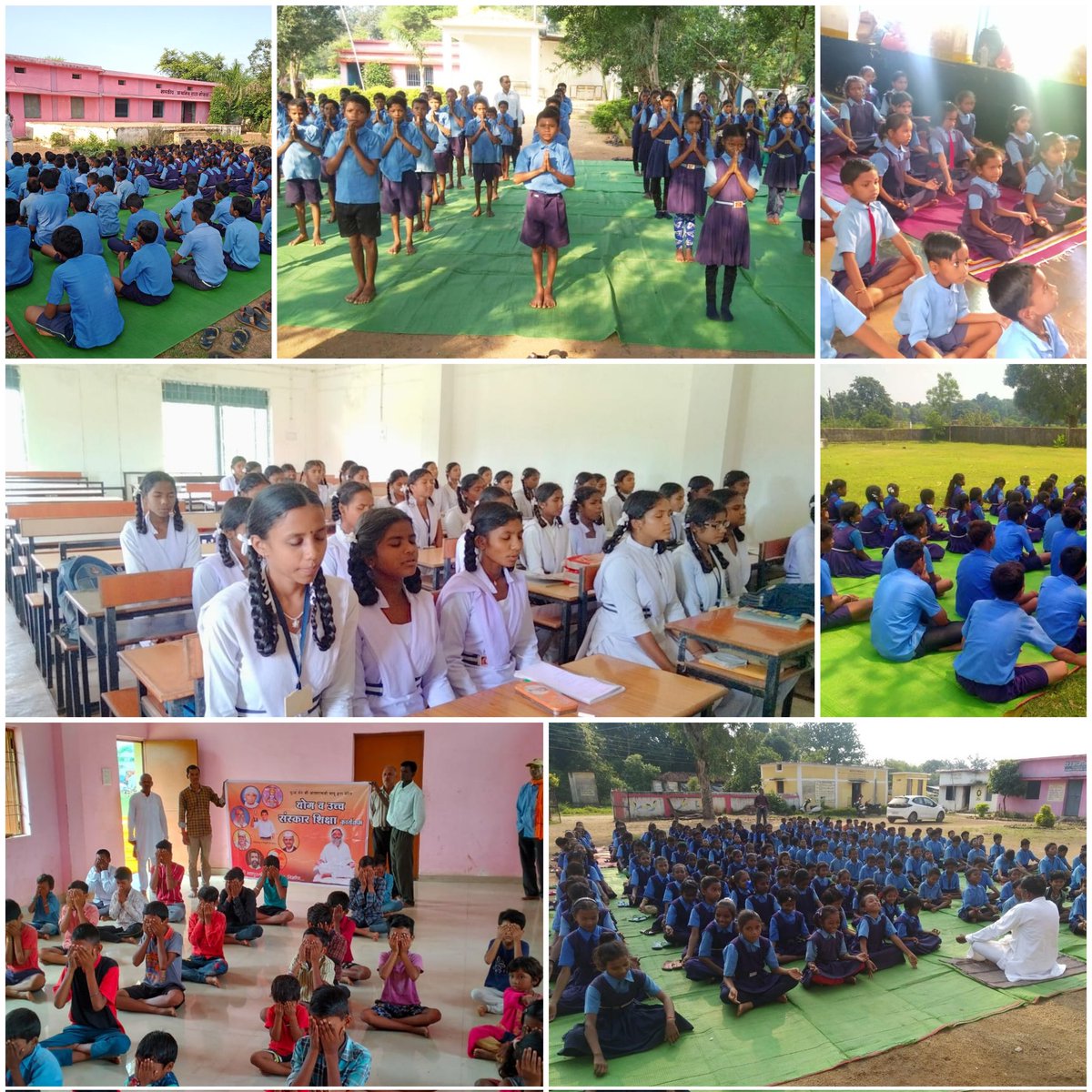 Sant Shri Asharamji Bapu द्वारा प्रेरित बाल संस्कार केंद्र #राजनांदगांव के सेवाधारियों द्वारा जिले के विभिन्न विद्यालयों में हो रहे #योग_व_उच्च_संस्कार कार्यक्रम :
▪️डोंगरगढ
 ▪️पिनकापर
 ▪️बापूटोला
 ▪️मोहला
 ▪️लाल बहादुर नगर
▪️मोतीपुर (डोंगरगढ)
▪️मोखला
#BalSanskarKendraOfBapuji