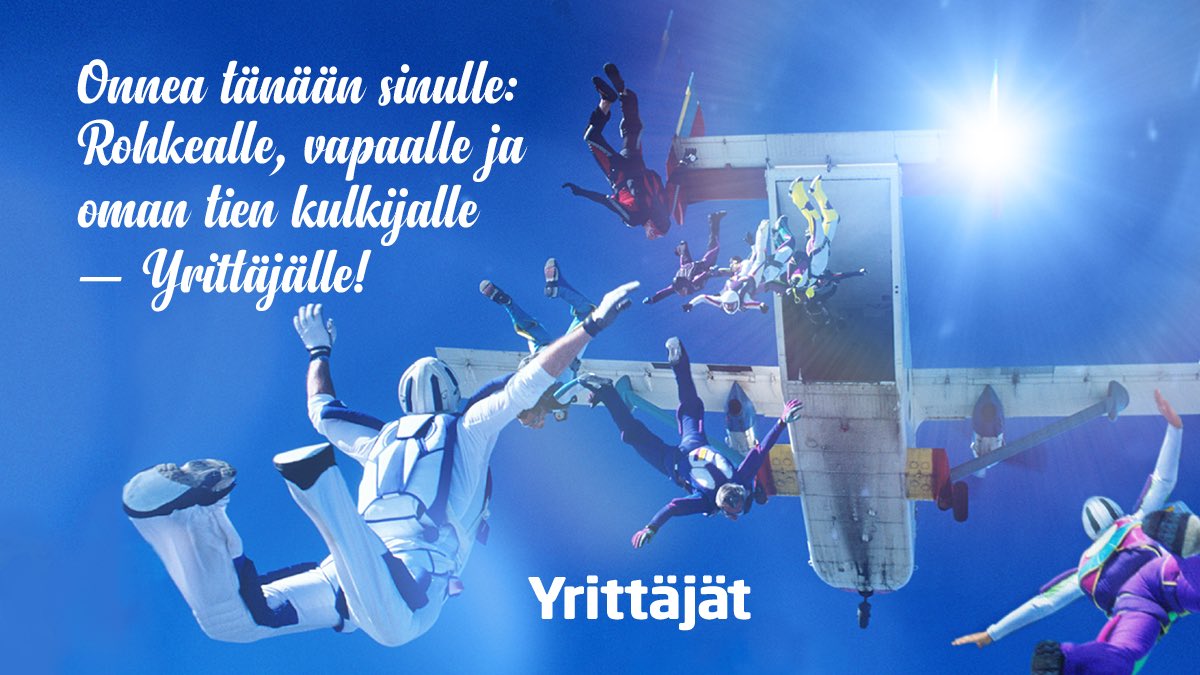 suomenyrittajat's tweet photo. Oikein hyvää yrittäjän päivää kaikille ja lämpimät halaukset kaikille yrittäjille! On teidän päivänne ❤️
Kuka yrittäjä on esikuvasi ja mahtava esimerkki yrittäjästä, tägää alle 👇🏼
#yrittäjät #yrittäjänpäivä #hyvääyrittäjänpäivää #suomenyrittäjät #yrittäjyys https://t.co/LeWNQT3JQs
