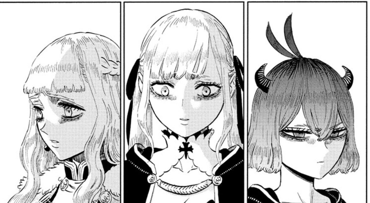 oddishu's tweet photo. The facial expressions and shading in this chapter was insane!
Also, I was never a believer of the “let’s go to Yami’s home country and train” theory but I can honestly see that happening to Asta rn. The person with Asta has clothes that resemble Japanese-eske.
#bc336 https://t.co/3LMUg1irzT