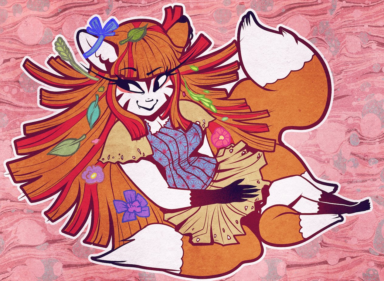 Bloof Commissions Open On Twitter Kuzoux My Kitsune Oc Has No