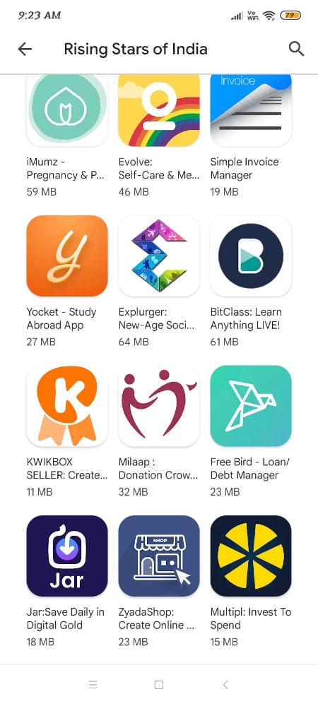 ibhavikmakwana's tweet photo. 🏆🏅
@MultiplMovement is featured as Rising Stars of India in @GooglePlay 🎉🥺🥳

This is my first which has more than 100k downloads and a great user base and now it's featured in Play Store as well.

Proud on my entire team 💪 at multipl.

@GoogleIndia 
#multiplmovement https://t.co/WB3oRC738L