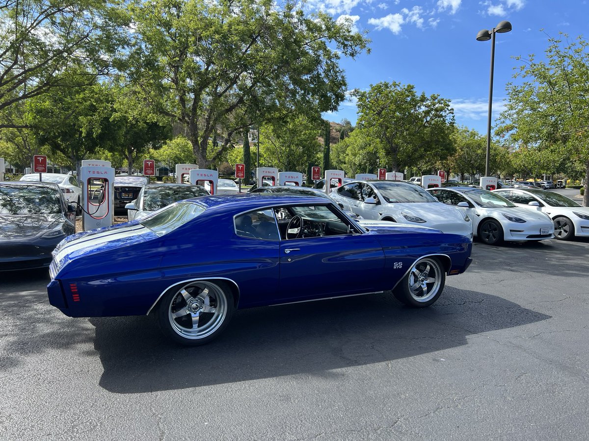 No charging station for my Chevelle that’s ok I’ll just buy more $BBIG <a href="/Tesla/">Tesla</a>