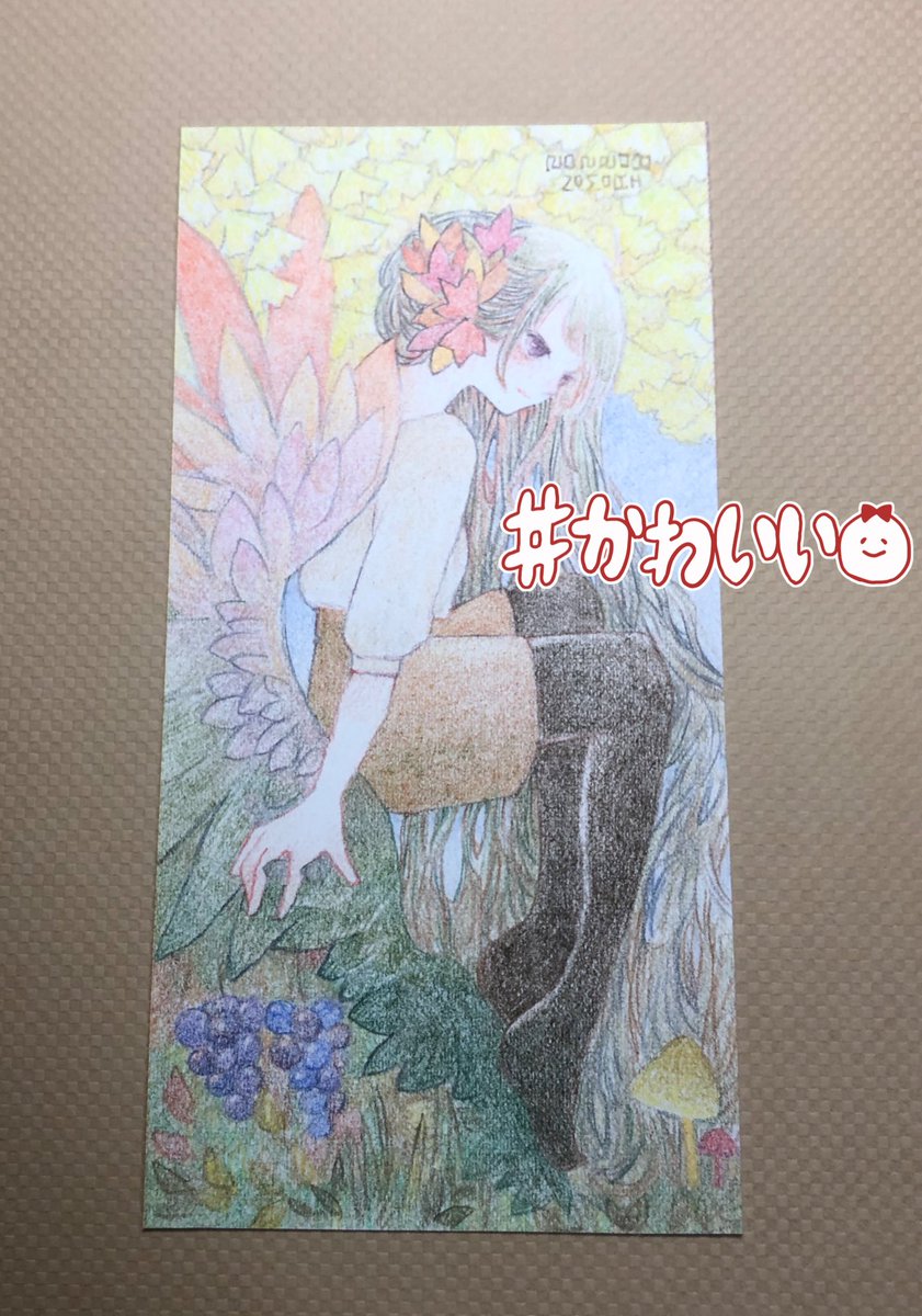 hiroyuki_kouda's tweet photo. のもりさん(@nmrknk )に依頼させて頂いた手帳用作品を受け取りました。
秋をテーマにお願いしました。
まだまだ暑いですがちょっと前倒しで一足先に秋を満喫してます。
秋の深まる彩りが素敵✨
そしてのもりさんといえば、のモチーフも潜んでてにんまりしてるこうだです😁 https://t.co/R8J8n8ahGZ