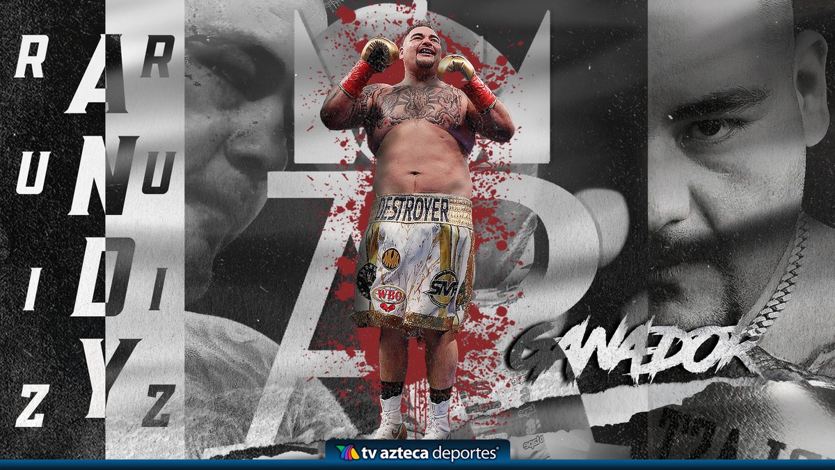 AztecaDeportes's tweet photo. ¡ANDY RUIZ SALE CON LA MANO EN ALTO! 🔥

Después de 12 rounds de auténtico dramatismo y buenas combinaciones, los jueces vieron ganador al 'Destroyer' por decisión unánime.

¡Felicitaciones a Andy Ruiz! 🇲🇽

#BoxAzteca #MuchoBox 🥊 https://t.co/2C3yuJBv9C
