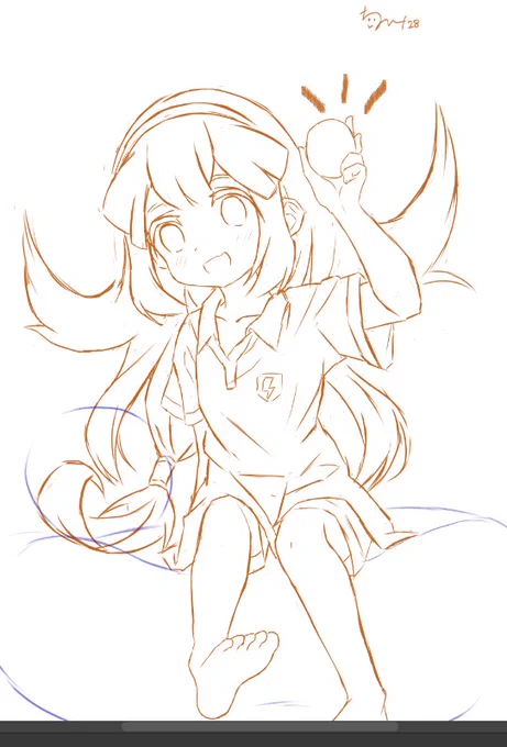 今日中に描き上げる予定 予定は未定 