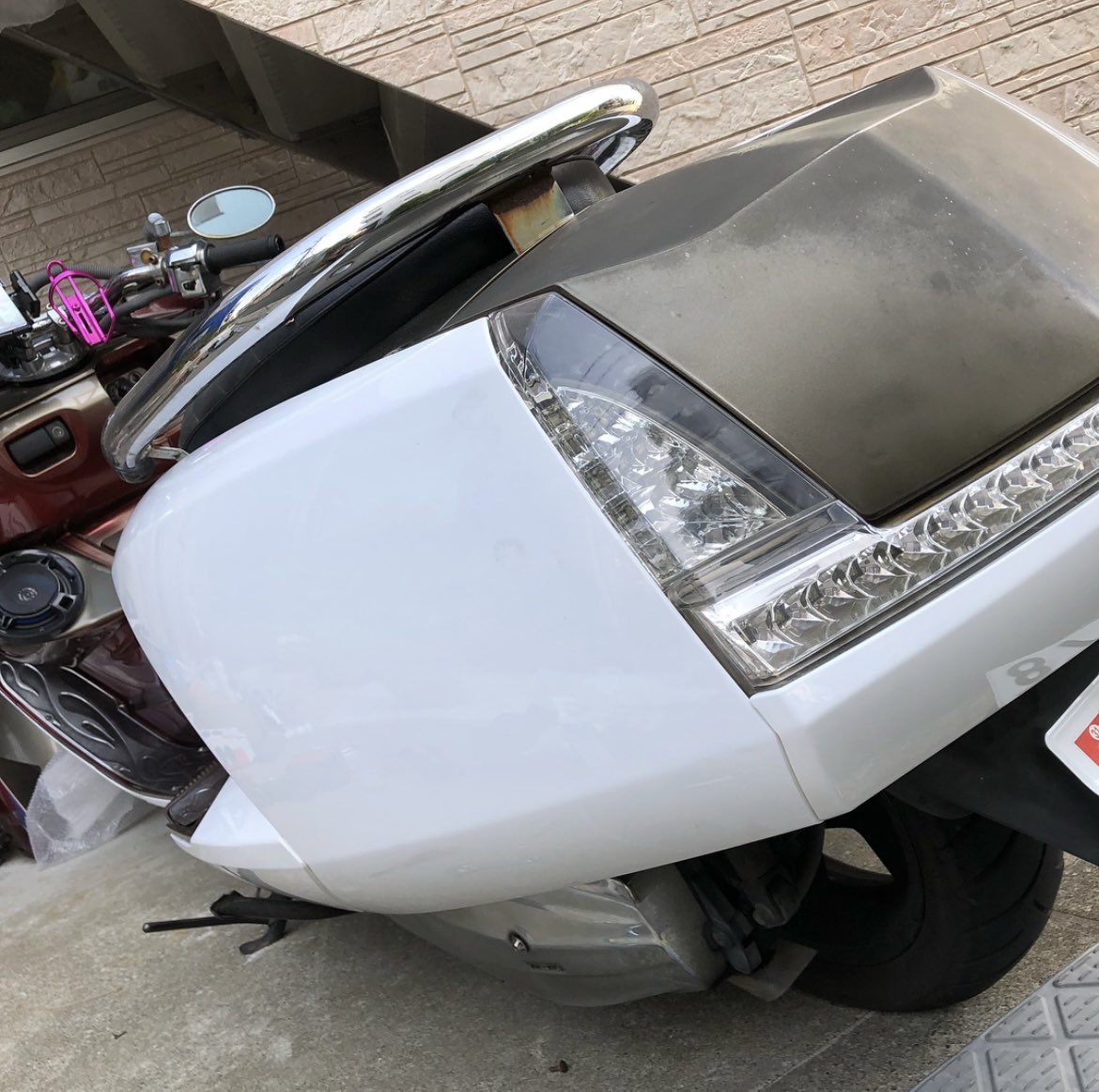 gsx4oo_impulse's tweet photo. 譲って名義変更されないまま音信不通になりました。
ナンバーがつけられてる車体も変わってるかもしれません。
警察も対応してくれないので見かけたらご一報頂けると有り難いです。

#神奈川
#横浜
#マグザム
#盗難 https://t.co/03eBExHh5h