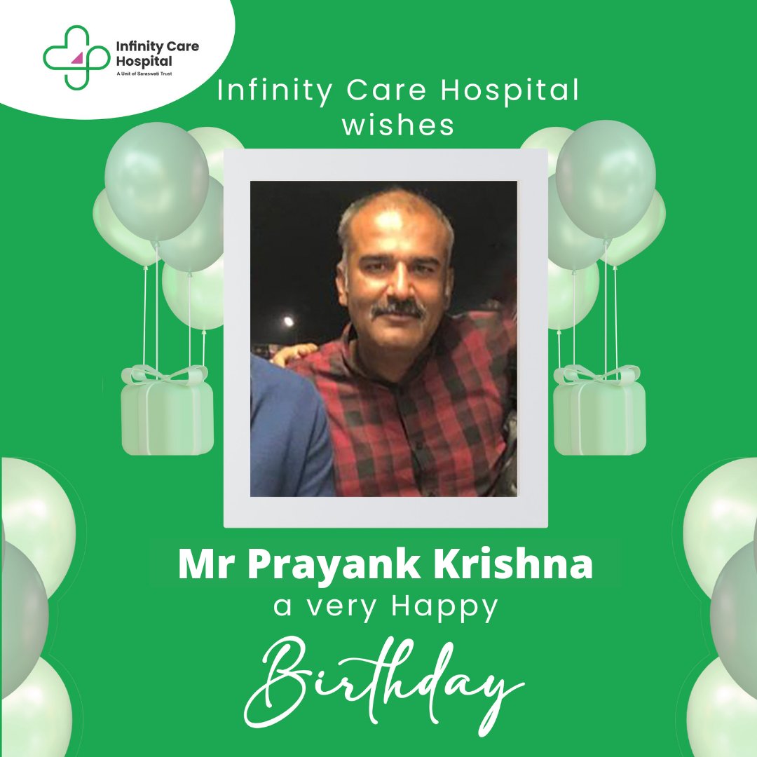 InfinityCareVNS's tweet photo. Infinity Care Hospital wishes Mr Prayank Krshna a very Happy Birthday!
#infinitycarehospital #hospitalinvaranasi #cghshospital https://t.co/aJzzyGlaVY