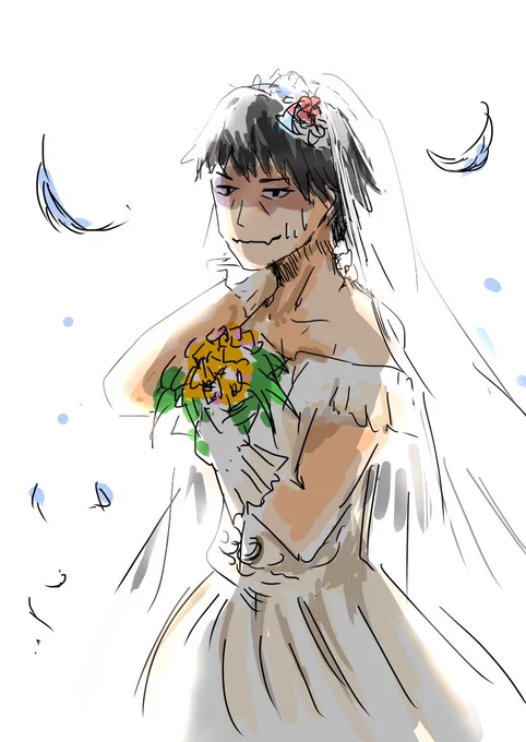 武内P結婚となったら、タキシードよりそりゃウェディングドレスだよなぁ!(夜勤明けの脳 