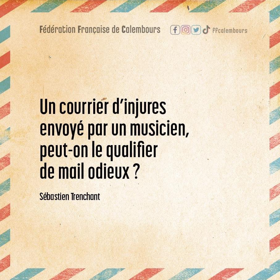 Federation Francaise de Calembours tweet media