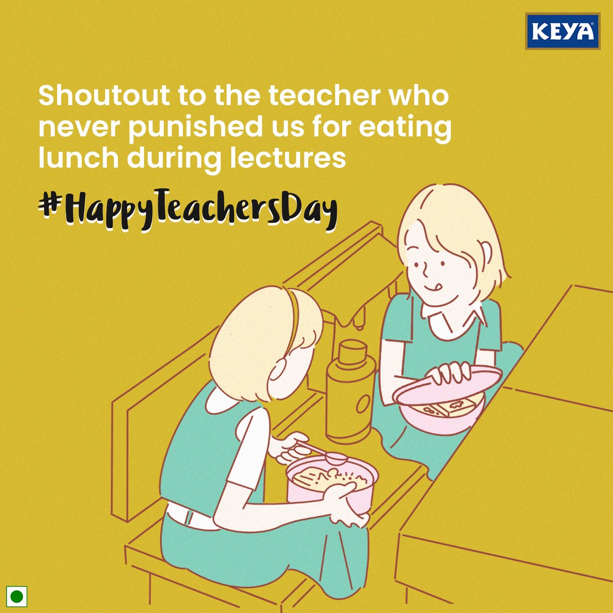 KeyaFoods's tweet photo. Definitely, the real MVP 🙌 Here’s wishing a very Happy Teachers Day to the ones who understood your dynamic with food!

#teachersday #teachers #lunchbox #teaching #keyafoods #cooking #italian #tiffin #snackrecipes #keyaherbs #cookingideas #cookwithkeya https://t.co/wP3YOMW7wf