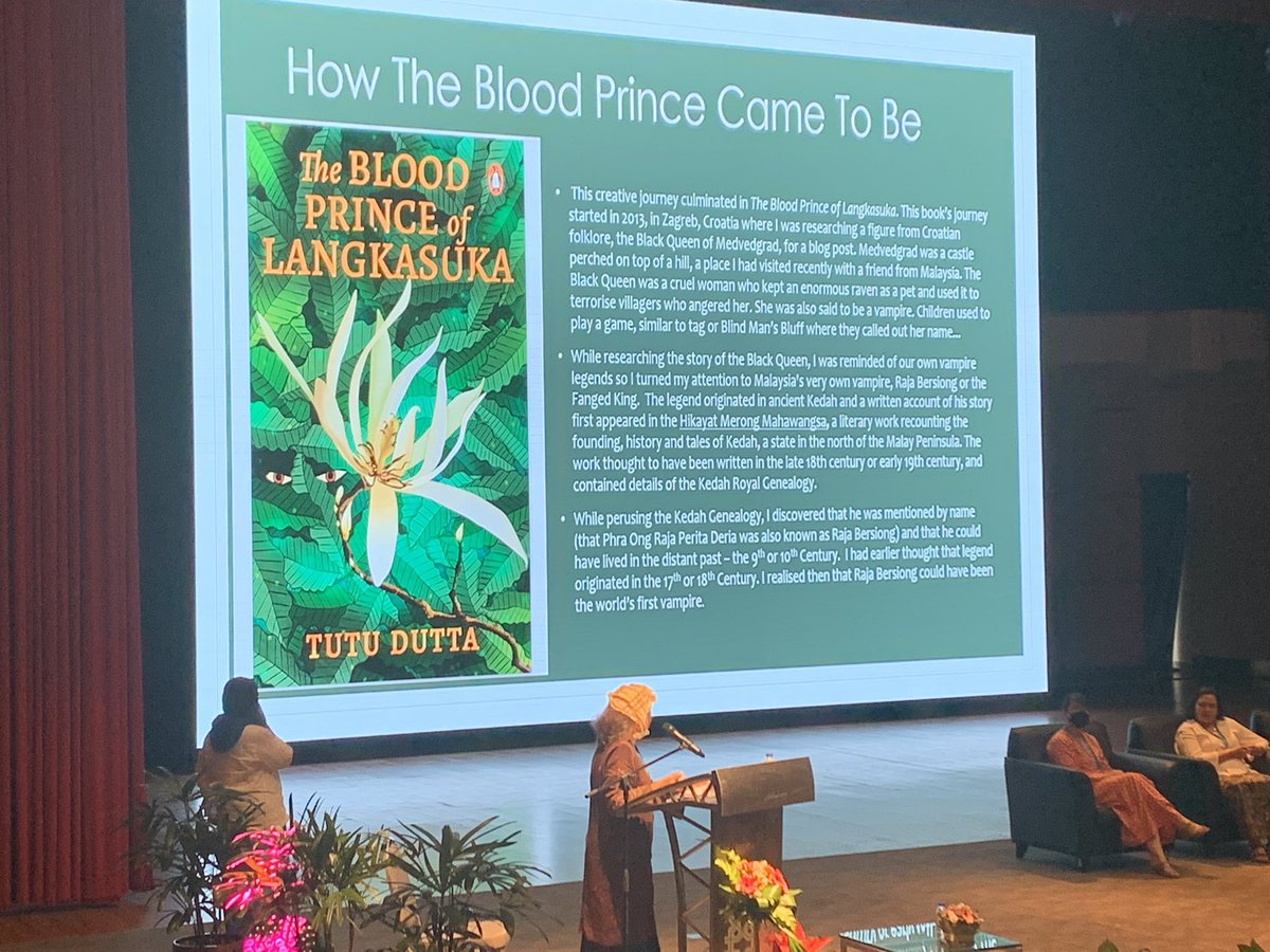 IBBYUK's tweet photo. Author @tutuduttawriter reflects on the importance of Malaysian literature for children having grown up with largely European stories &amp; her experience of writing #phoenixsong with @lantanapub and the gothic tales of Malaysia #ThePowerofStories https://t.co/81JbKATKy4
